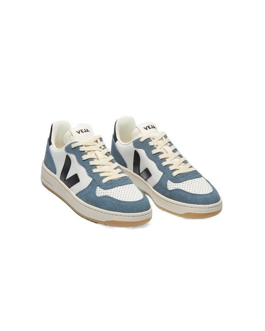 Veja Blue V-10 Low-Top Sneakers