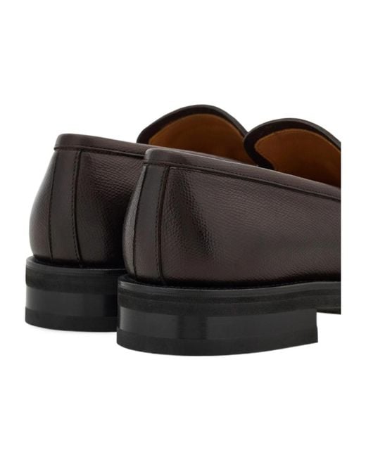 Ferragamo Black Penny Loafer for men