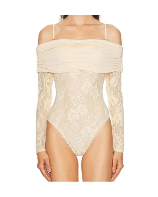 Zimmermann Natural Rebellion Draped Bodysuit