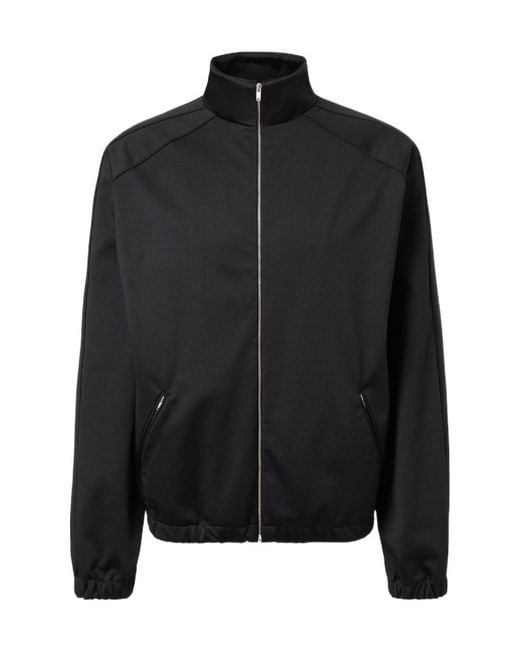 Jil Sander Black Cotton-Blend Sweatshirt for men