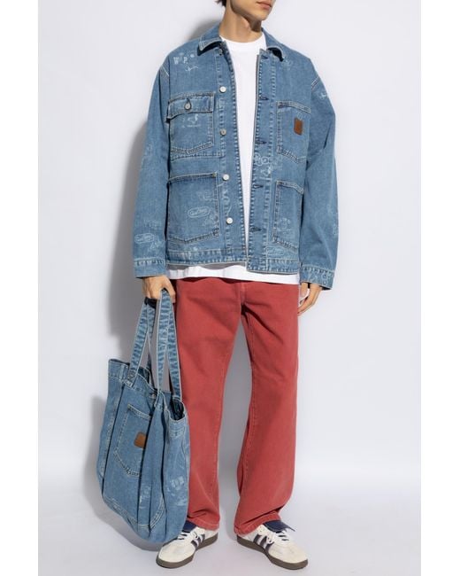 Carhartt Landon Logo-Patch Tapered Jeans for men