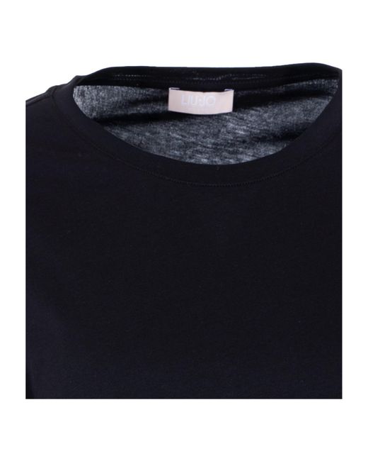 Liu Jo Blue Application Details T-Shirt