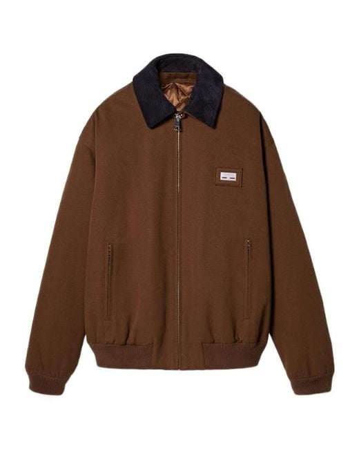 Gucci Brown Cotton Canvas Jacket for men