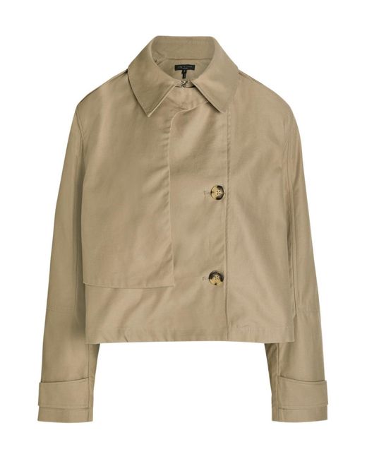 Rag & Bone Natural Cotton Trench Coat