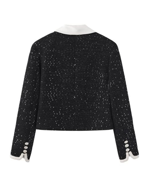 Marissa Chiara Black Long Sleeve Jacket