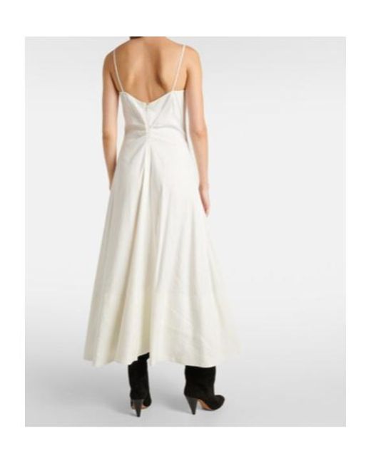Proenza Schouler White Spaghetti Strap Midi Dress