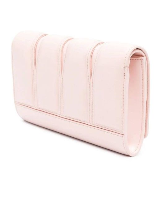 McQueen Pink The Slush Chained Clutch Bag