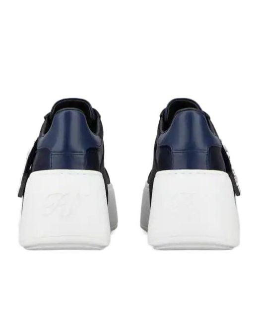 Roger Vivier Blue Viv' Skate Sneakers