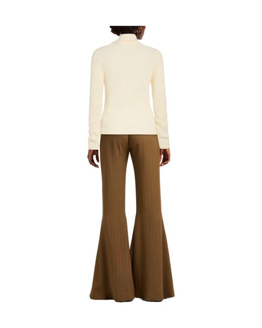 Rag & Bone White Minimalist Solid Color Knit Top