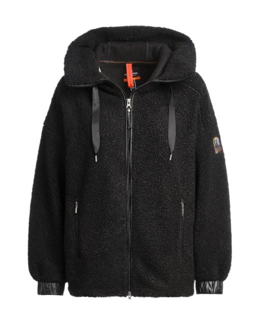 Parajumpers Black Hooded Casual Jacket