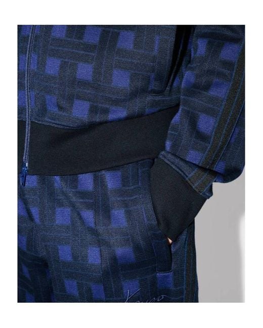 KENZO Blue Weave' Tracktop for men