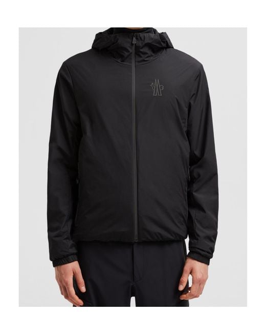 Moncler Black Grenoble Bissen Packable Hooded Shell Jacket for men