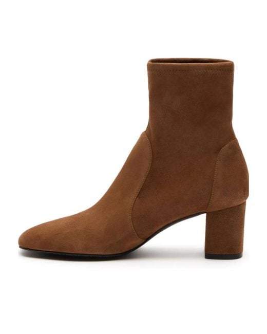 Stuart Weitzman Brown Lucie Bootie