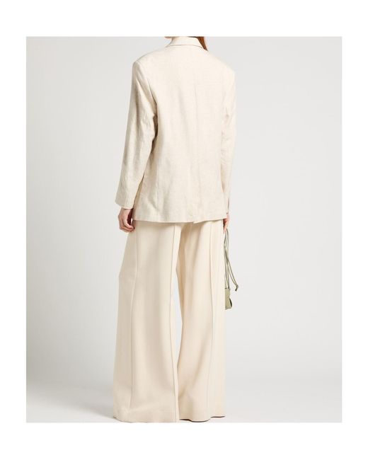 Jacquemus White V-Neck Suit Jacket