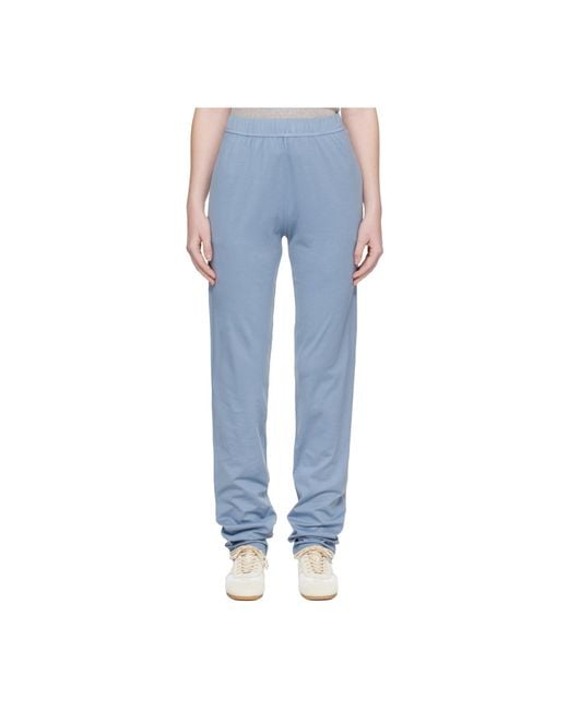 Rier Blue Elastic Waist Casual Pants
