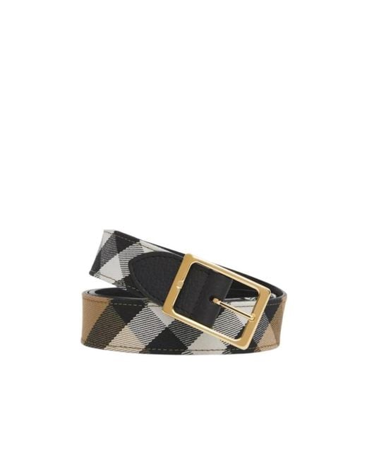 Burberry Multicolor Double-Sided Checked Belt