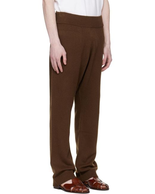 Entire studios Brown Knit Lounge Pants for men