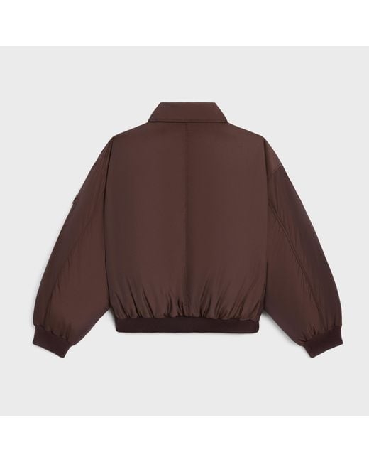 Céline Brown Puffer Jacket