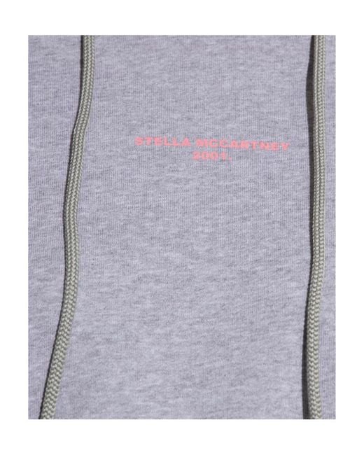Stella McCartney Blue Long-Sleeved Drawstring Hoodie