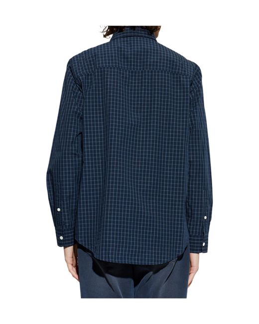 Burberry Blue Casual Shirts for men