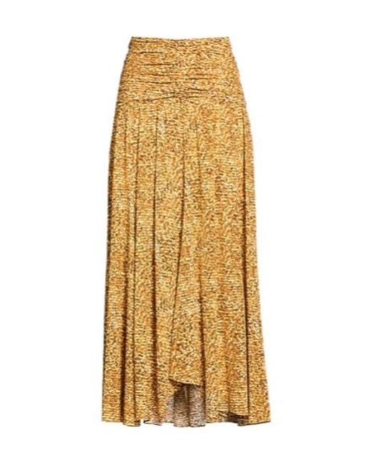 Isabel Marant Metallic Elastic Horn Skirt