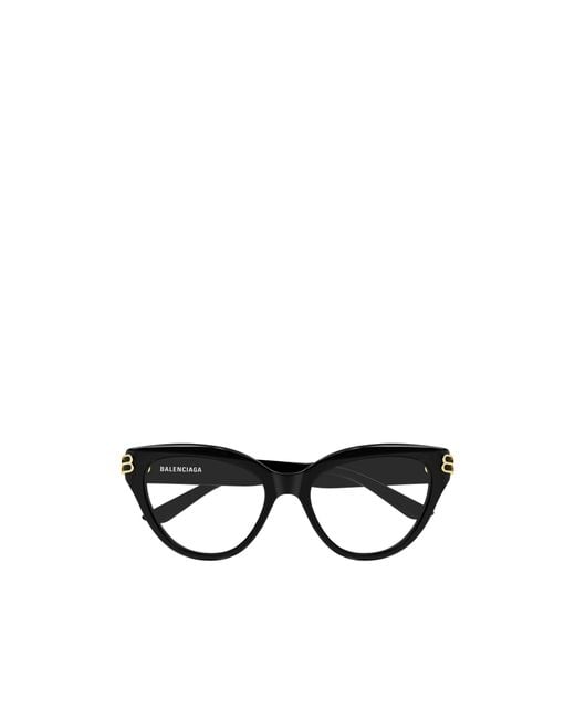Balenciaga White Eyewear Cat Eye Frame Glasses