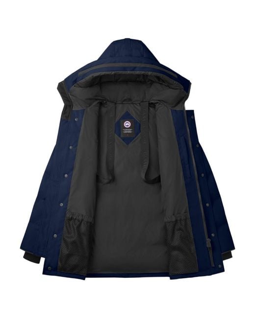 Canada Goose Blue Carson Buttoned Parka for men