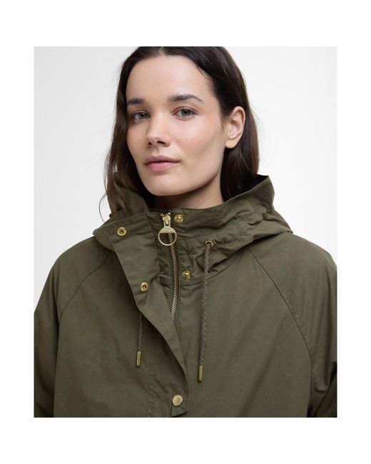 Barbour Green Hayley Showerproof Jacket
