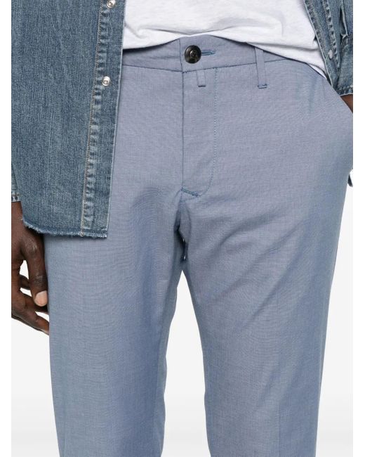 Jacob Cohen Blue Belt Loops Slacks for men