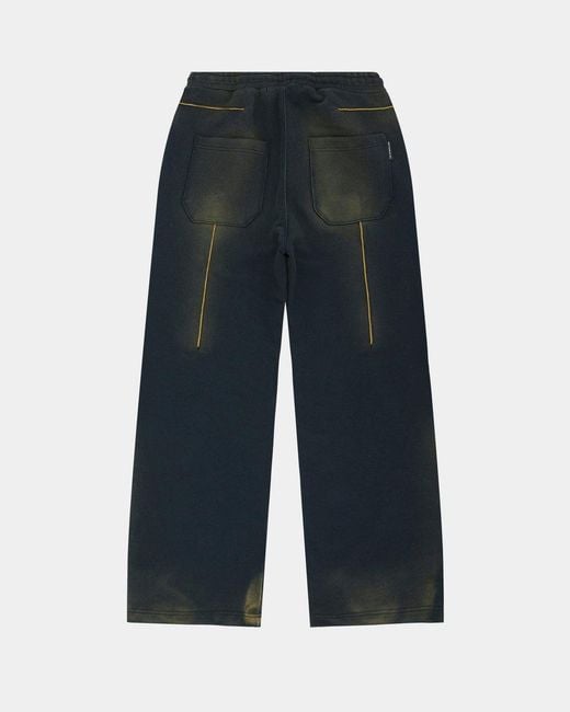 ANDERSSON BELL Blue Piping Dyed Sweatpants for men