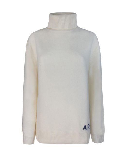 A.P.C. Gray Walter Roll-Neck Jumper for men