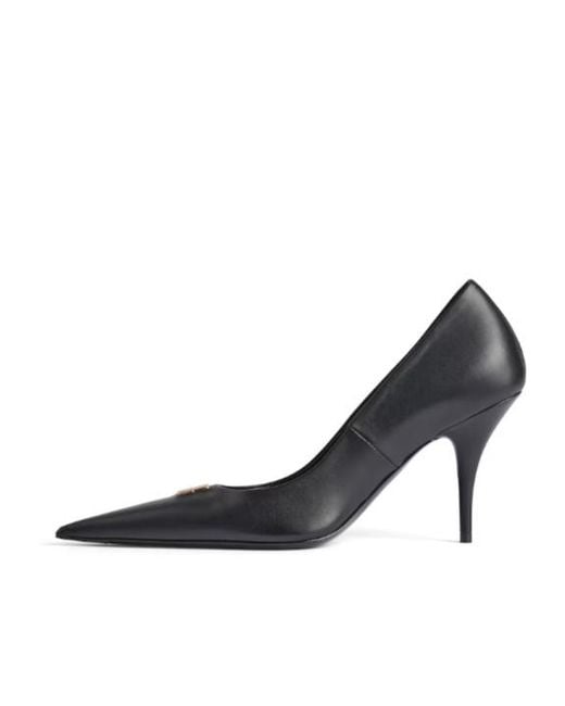 Balenciaga White Avenue Bb Editor Pumps