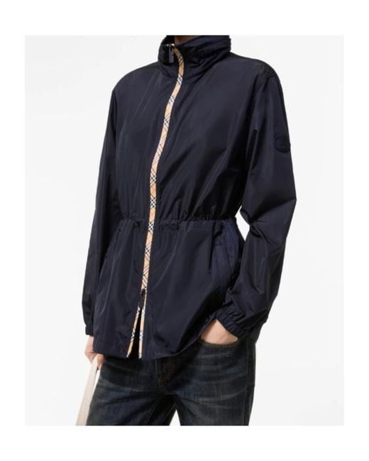 Burberry Blue Short Blackpool Parka