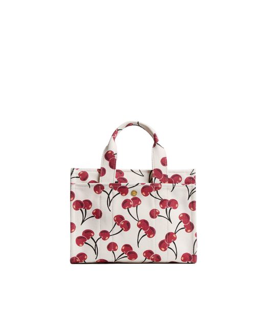 COACH Red Cargo 26 Double Handle Shoulder Bag