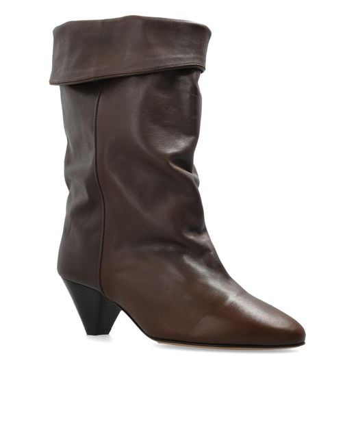 Isabel Marant Brown Dalby Short Boots