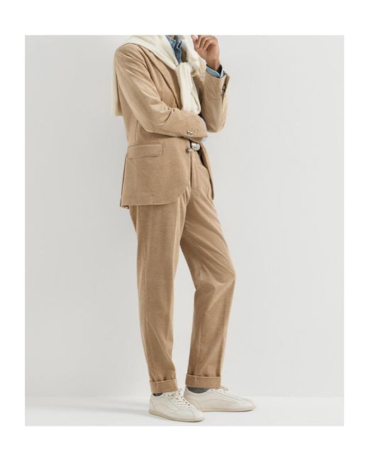 Brunello Cucinelli White Logo-Detail Sneakers for men