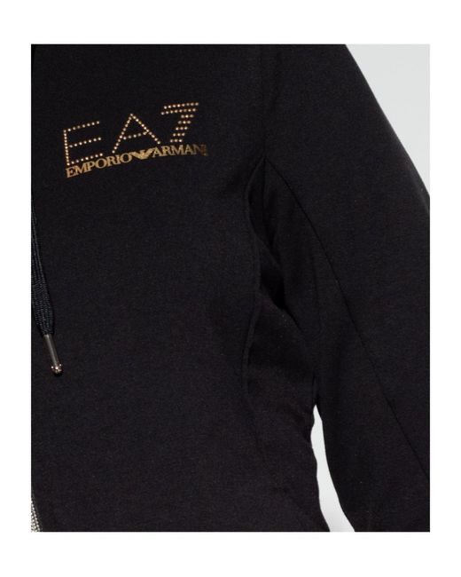 EA7 Blue Logo-Embellished Tracksuit