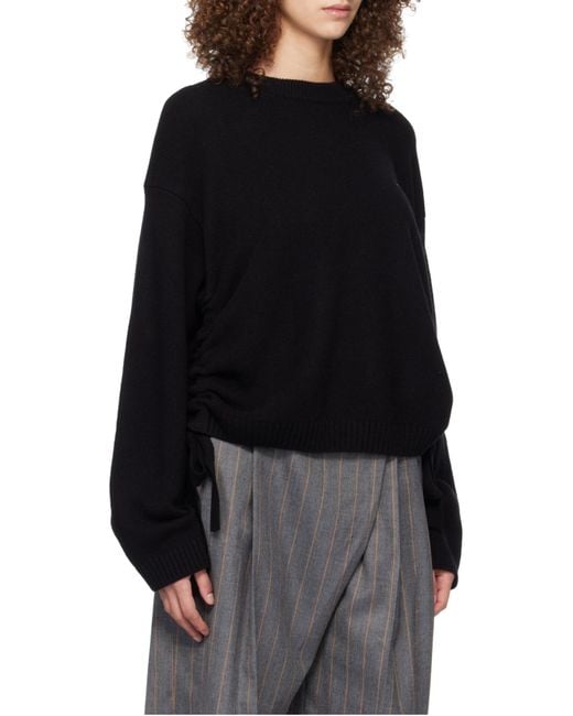 Ganni Black Wool Mix Jumper