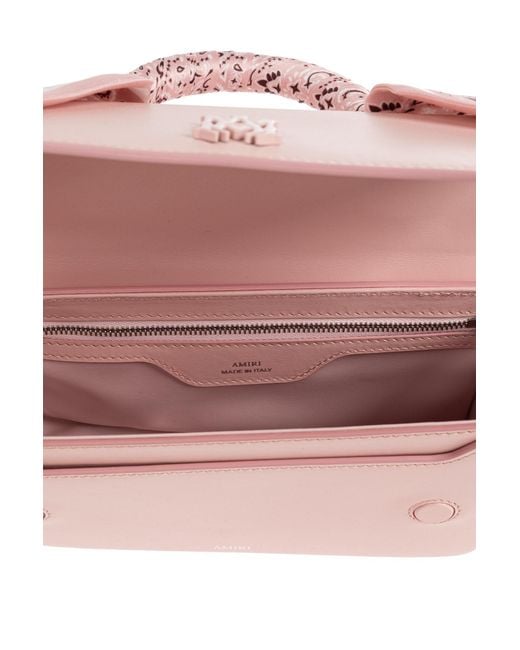 Amiri Pink Flap Shoulder Bag