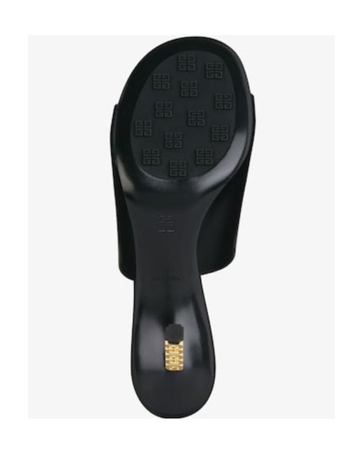 Givenchy Black G Cube Slip-On Heeled Sandals