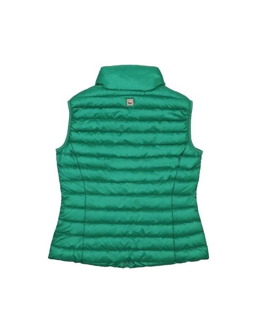 Weekend by Maxmara Green Logo Vest Down Jacket