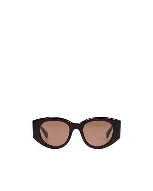 Chloé Black Chloé Eyewear Oval-Frame Sunglasses