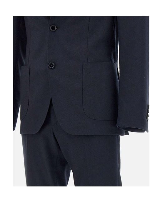 Lardini Blue Slim Two-Piece Suit for men