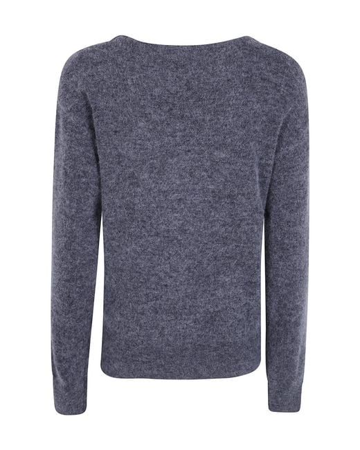 Seventy Blue Long Sleeved Jumper
