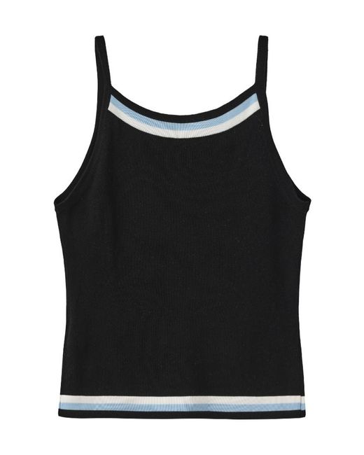 Marissa Chiara Black Crew Neck Vest