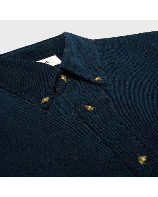 Céline Blue Relaxed Shirt for men