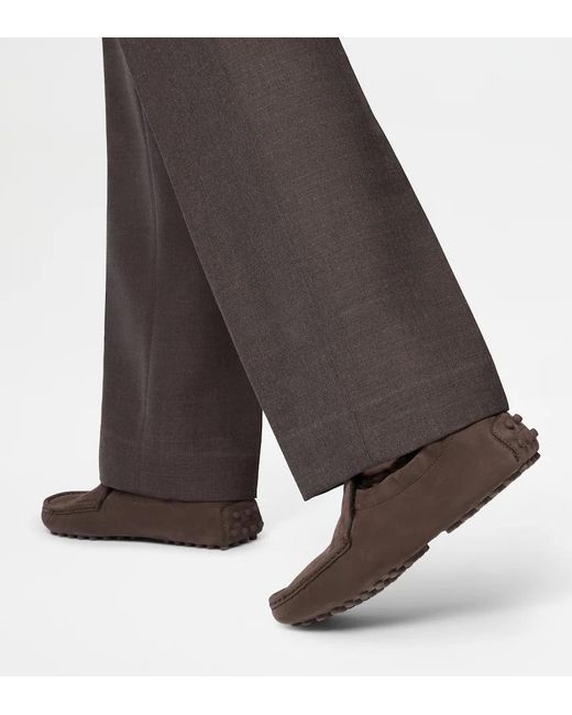 Tod's Brown Glove Gommino Loafers