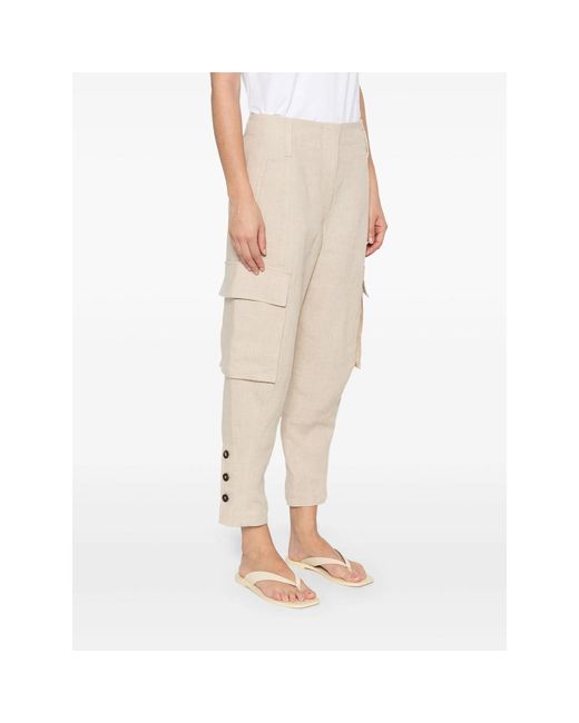 Brunello Cucinelli Natural Explorer Panama Pants