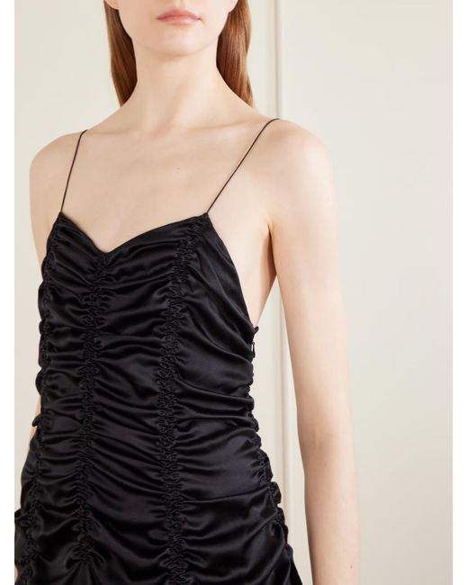 Khaite Black Raina's Pleated Dress