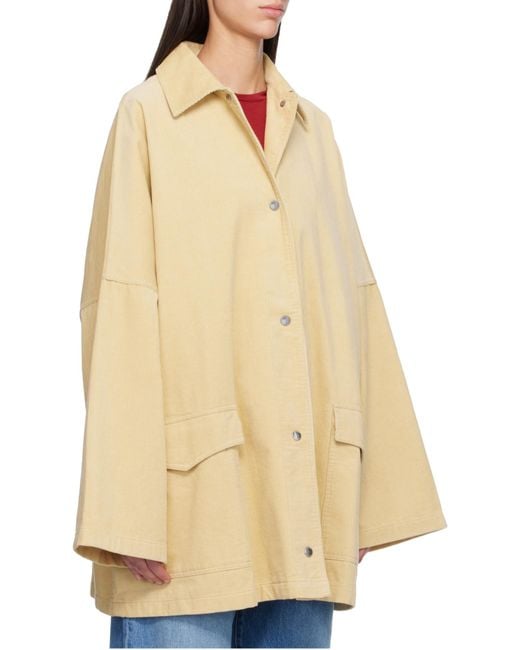 Totême Natural Totême Button-Up Oversized Jacket